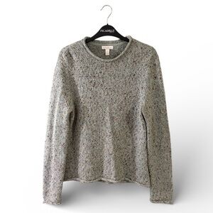 ⭐️ Charter Club Sage Green With Colour Flecks Wool Blend Sweater - PTP 21